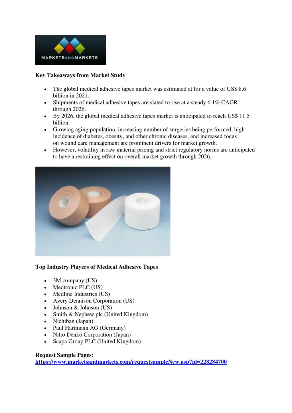 key takeaways from market study