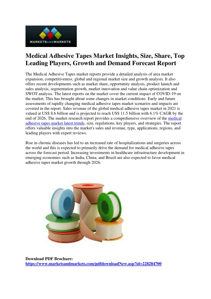 medical adhesive tapes market insights size share