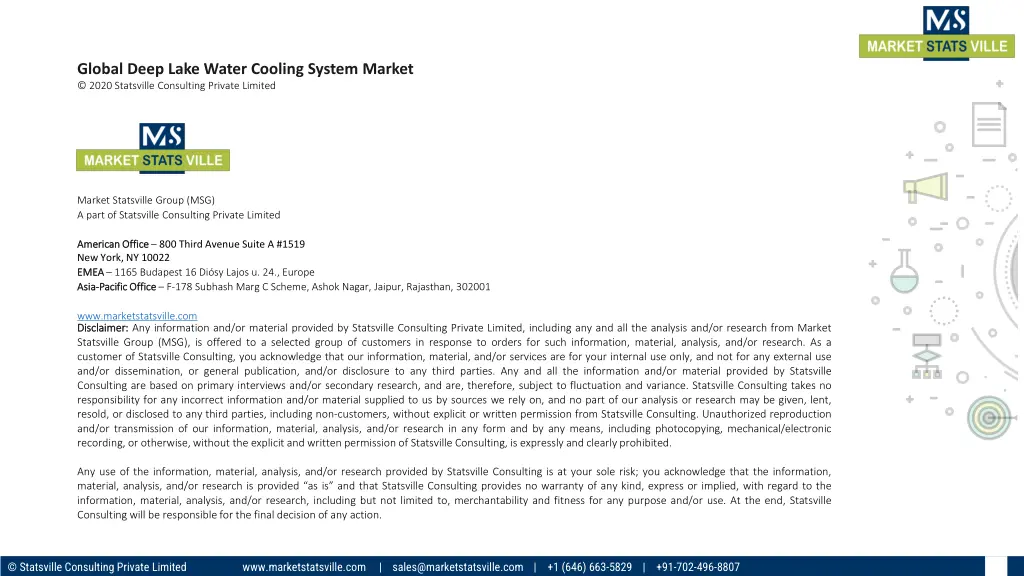global deep lake water cooling system market 2020