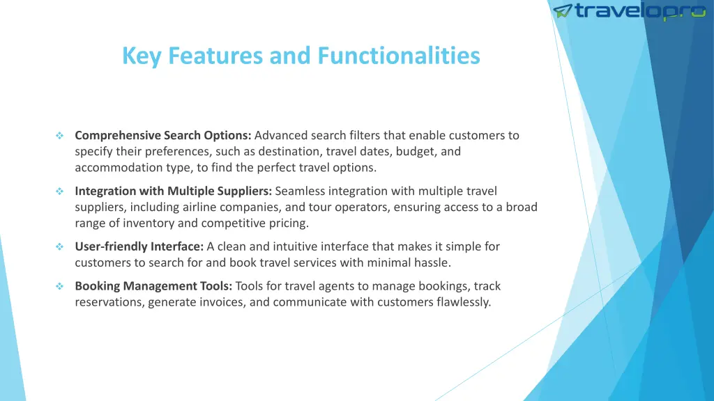 key features and functionalities