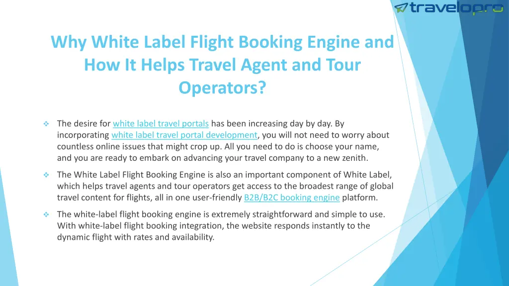 why white label flight booking engine