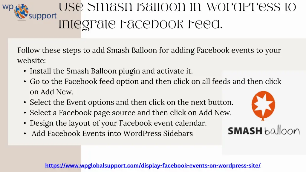 follow these steps to add smash balloon