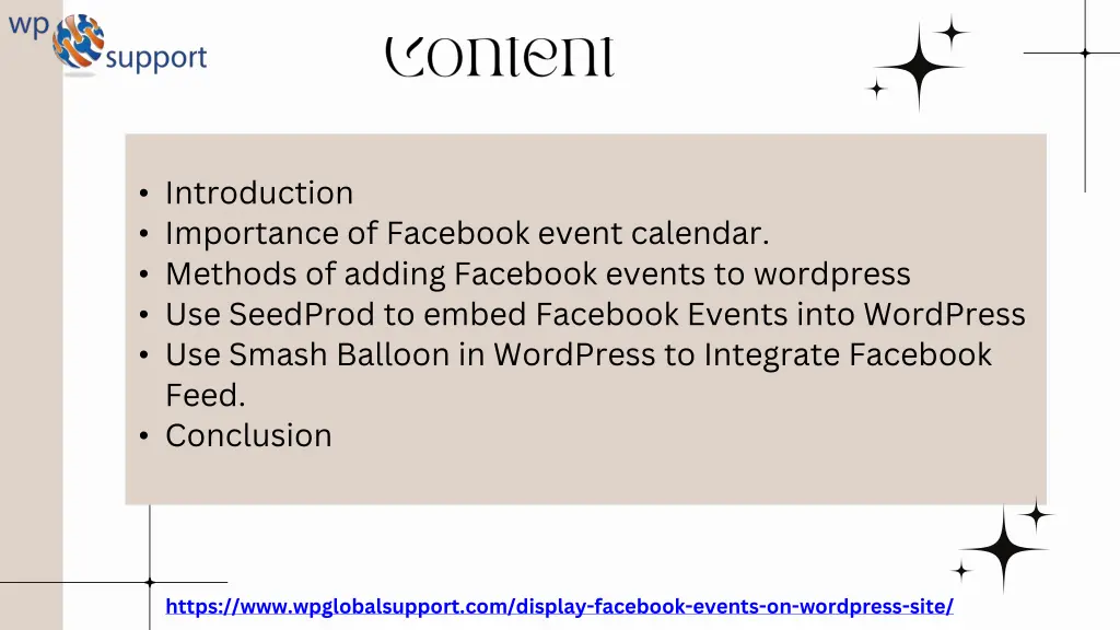 introduction importance of facebook event