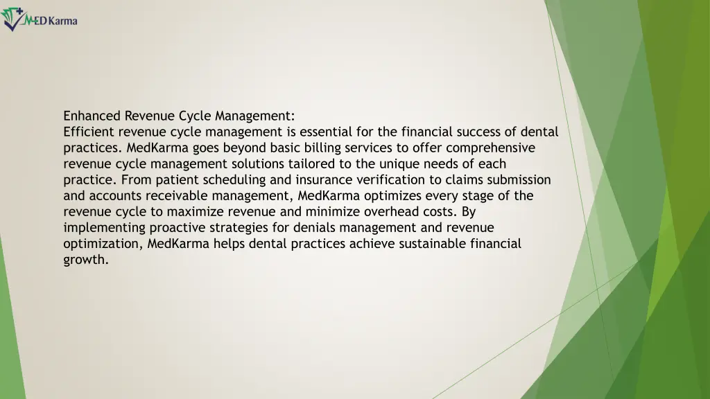 enhanced revenue cycle management efficient