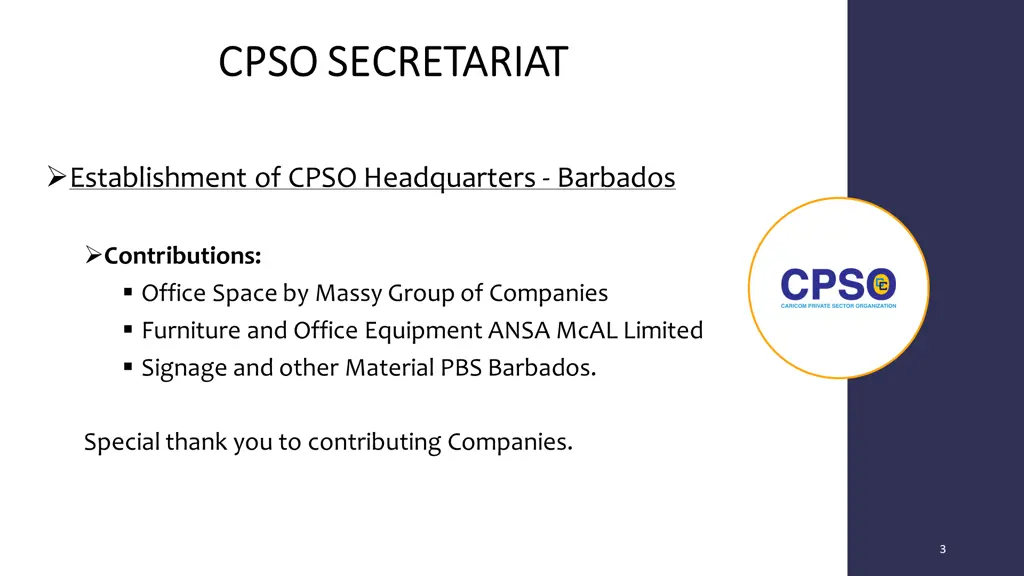 cpso secretariat cpso secretariat