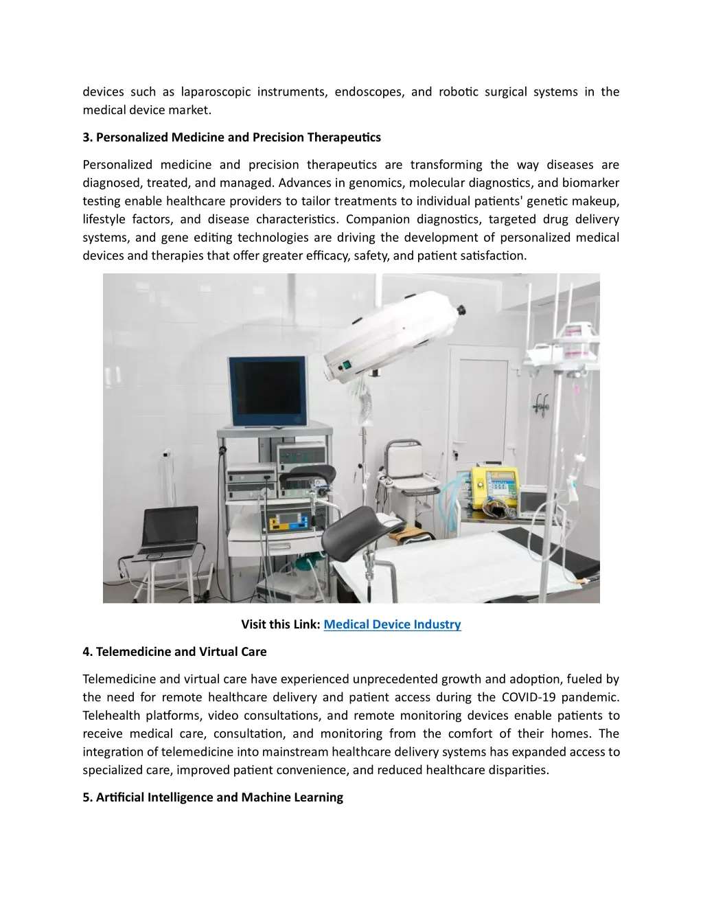 devices such as laparoscopic instruments