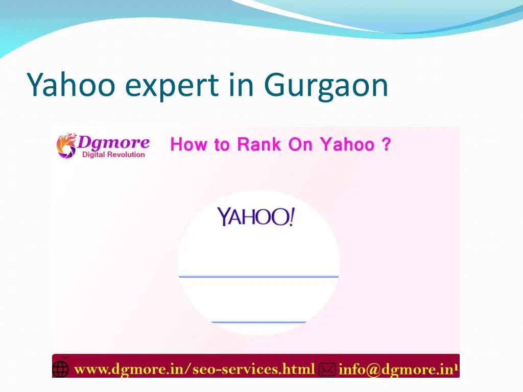 yahoo expert in gurgaon