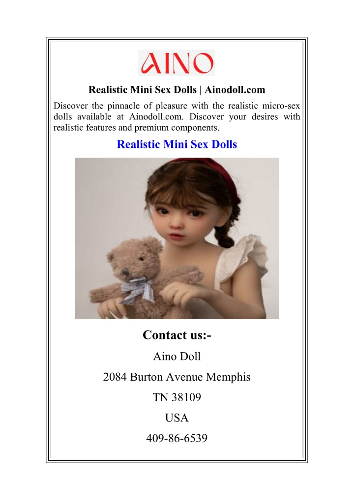 realistic mini sex dolls ainodoll com