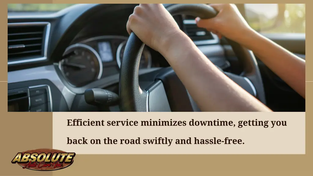 efficient service minimizes downtime getting you