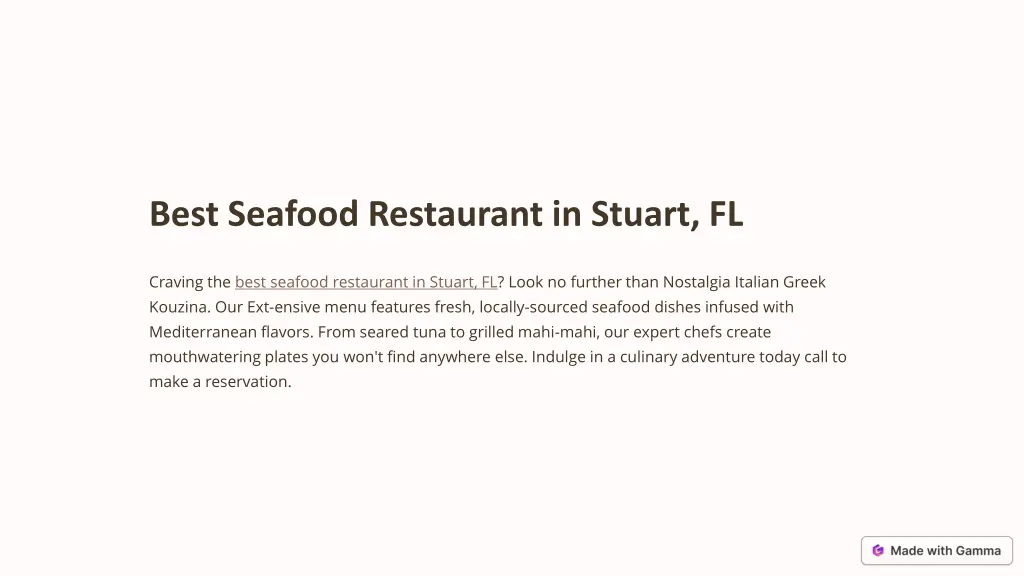 best seafood restaurant in stuart fl 1