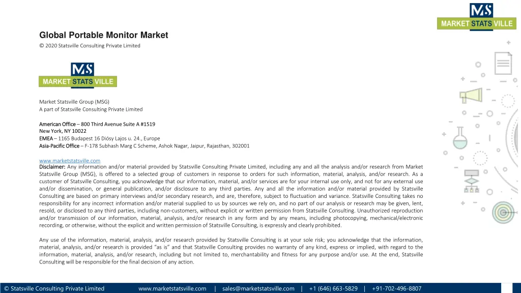 global portable monitor market