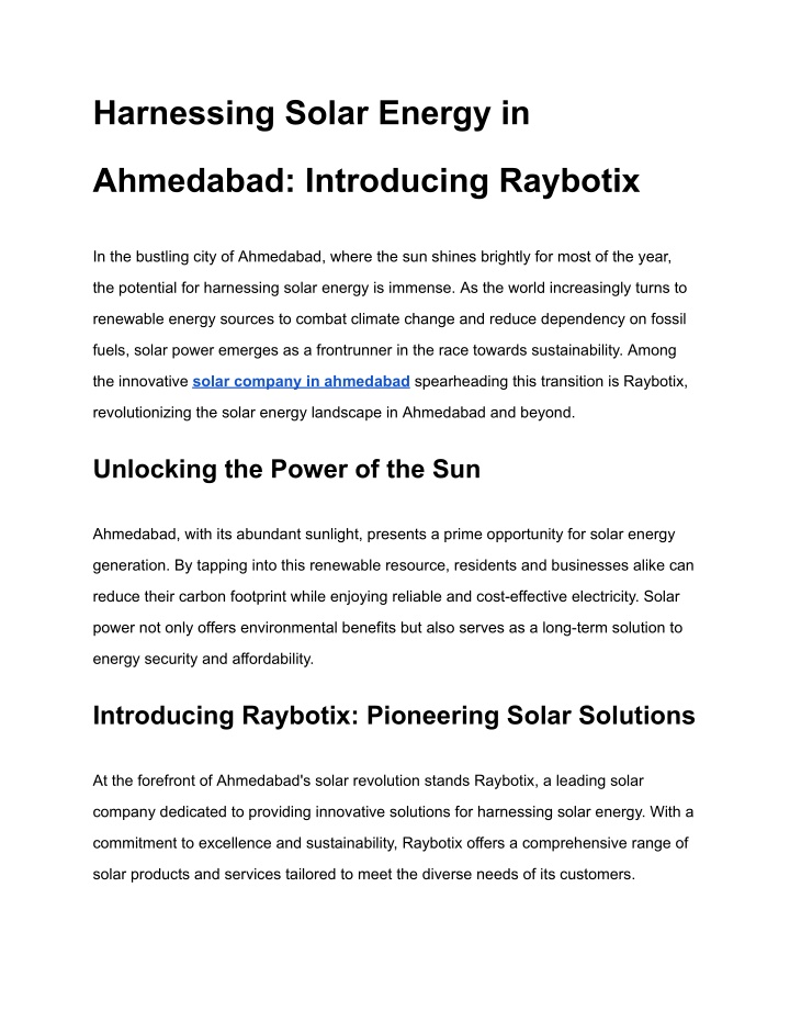 harnessing solar energy in