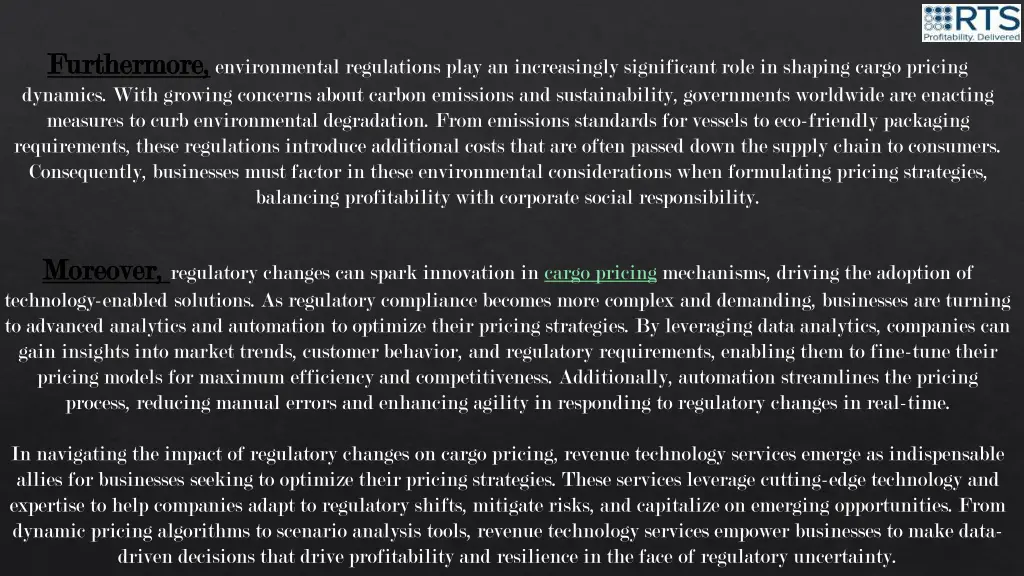 furthermore furthermore environmental regulations