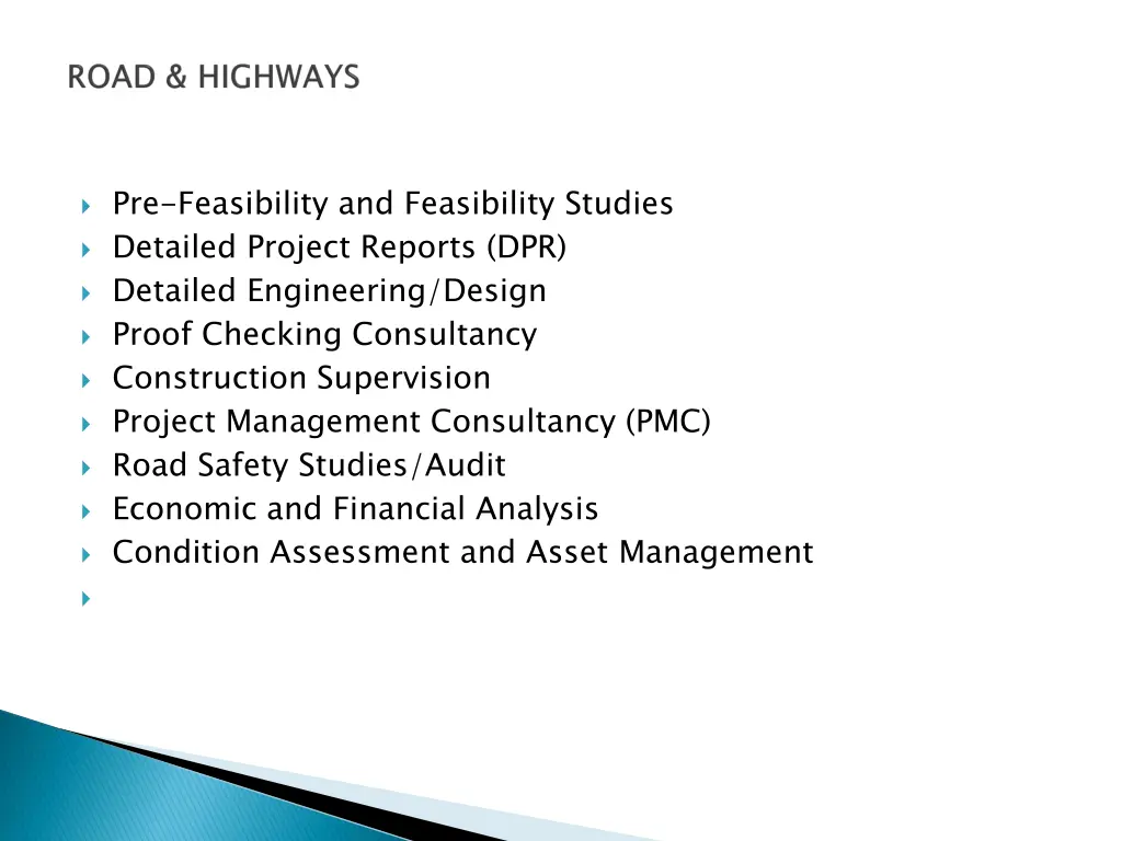 pre feasibility and feasibility studies detailed
