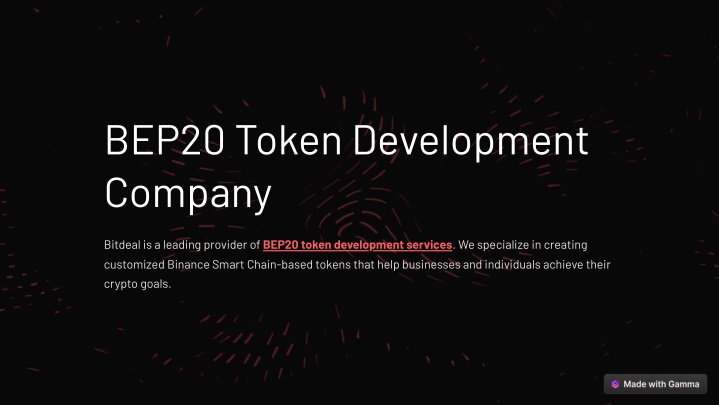 bep20 token development company