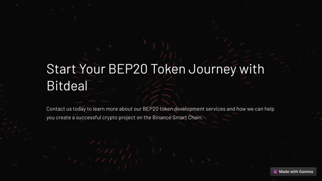 start your bep20 token journey with bitdeal