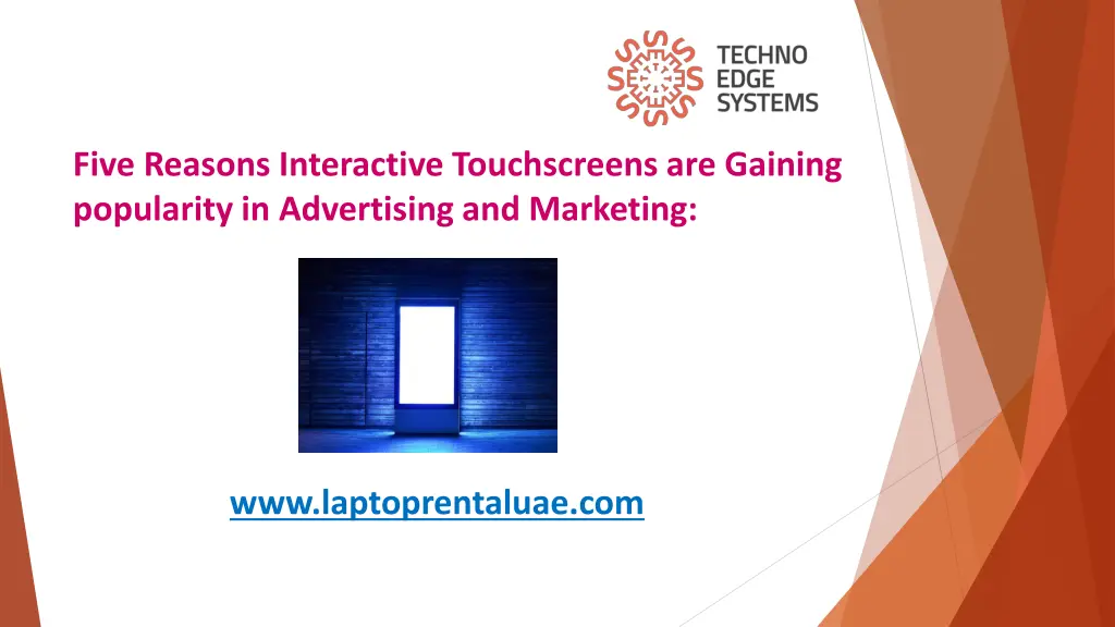 five reasons interactive touchscreens are gaining