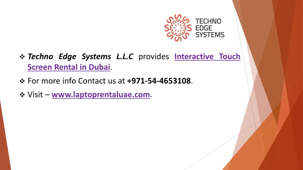 techno edge systems l l c provides interactive