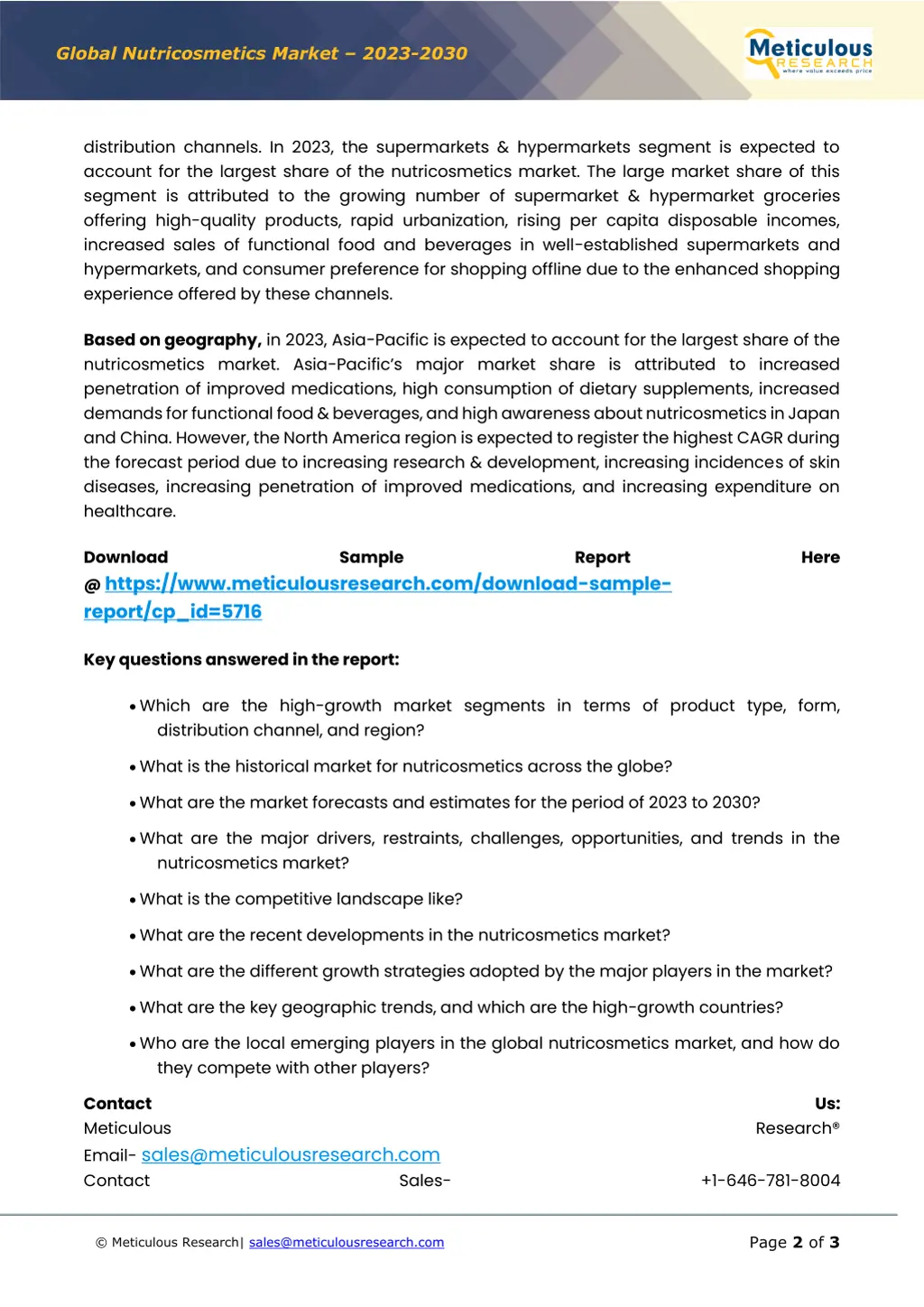 global nutricosmetics market 2023 2030 1