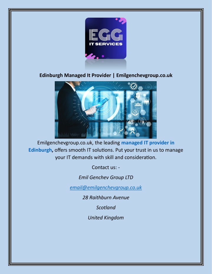 edinburgh managed it provider emilgenchevgroup