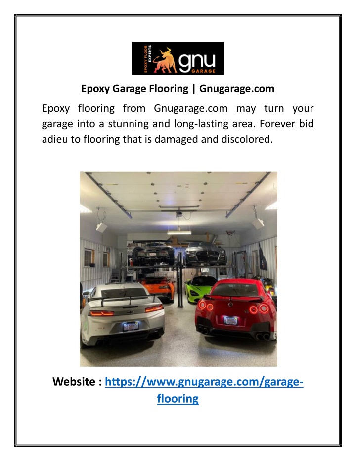 epoxy garage flooring gnugarage com