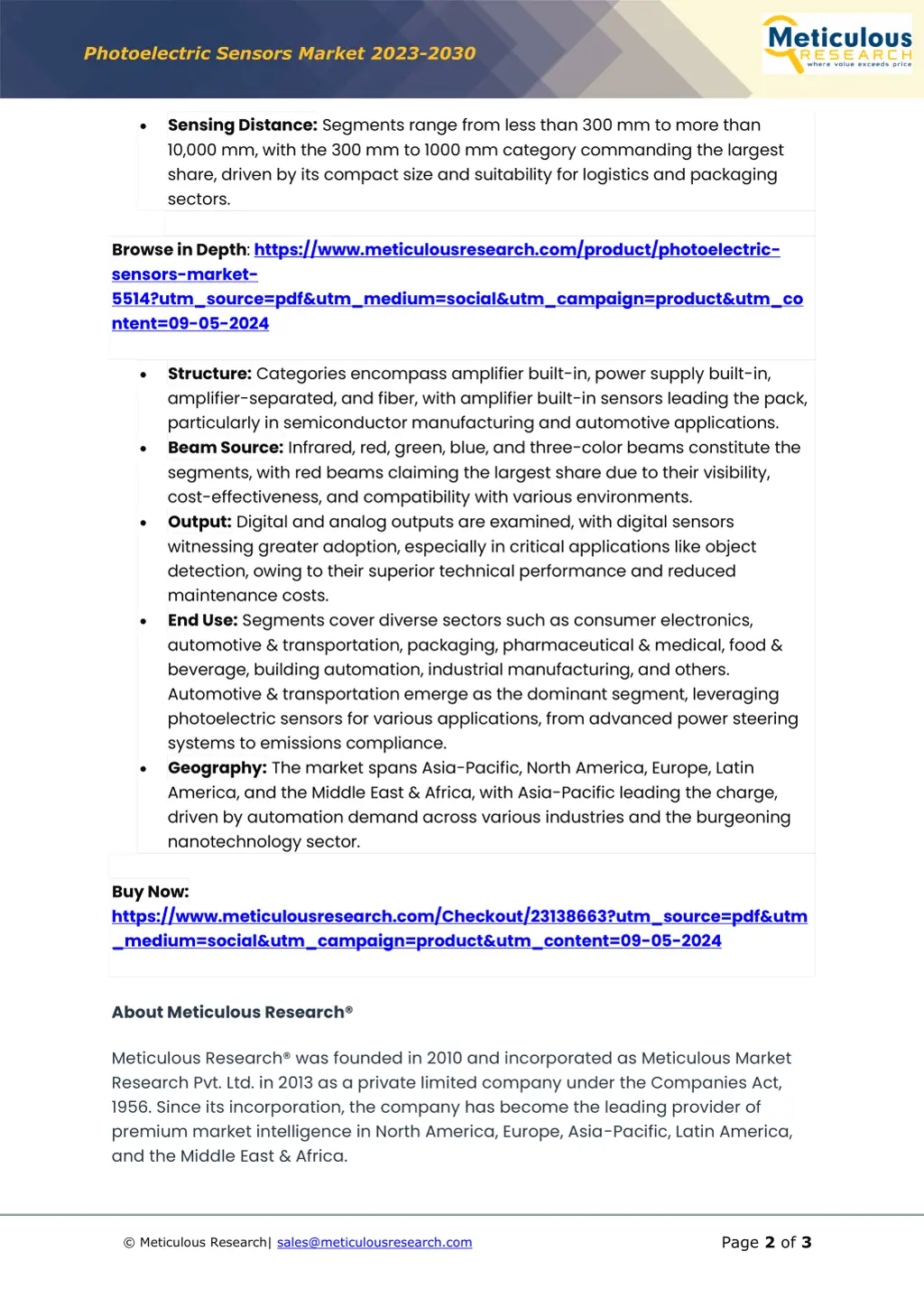 photoelectric sensors market 2023 2030 1