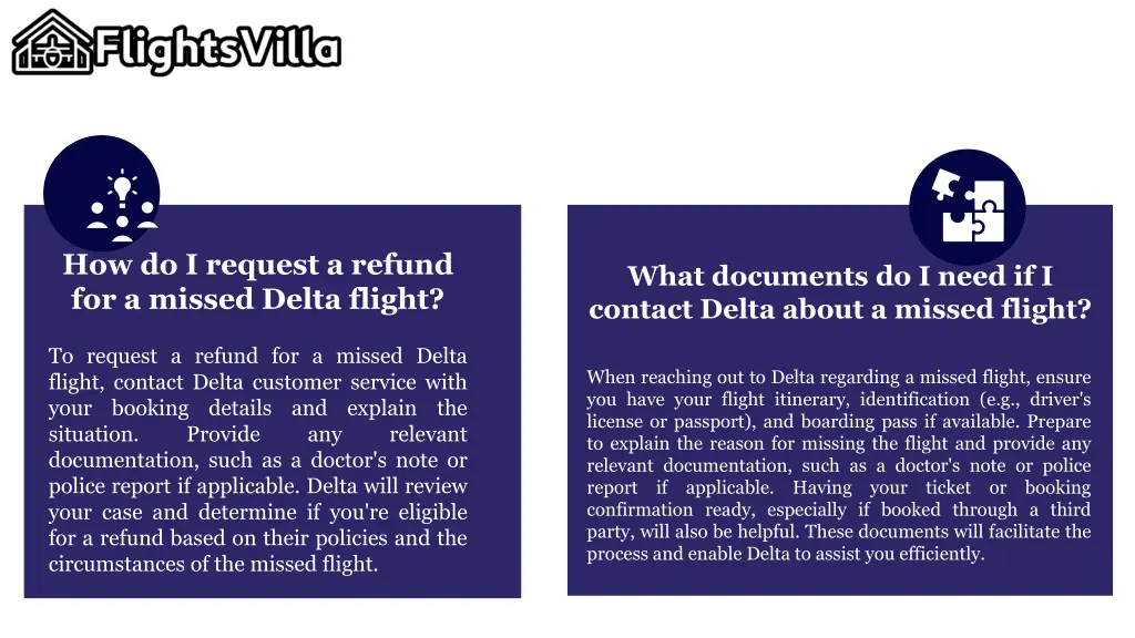 how do i request a refund for a missed delta