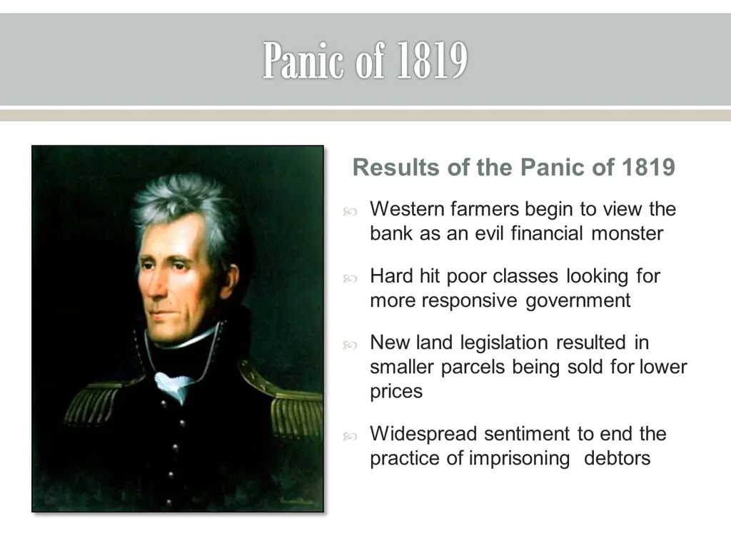 panic of 1819