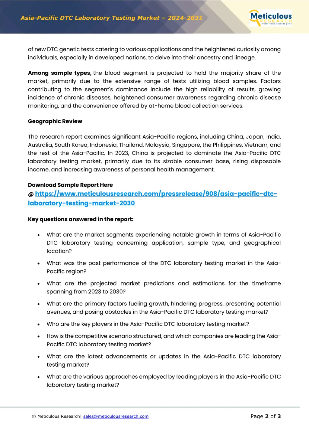 asia pacific dtc laboratory testing market 2024 1