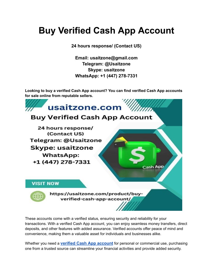 buy verified cash app account