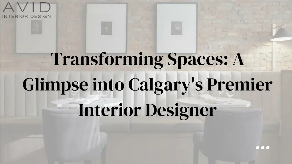 transforming spaces a glimpse into calgary