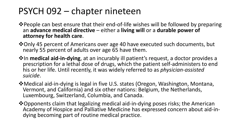 psych 092 chapter nineteen 1