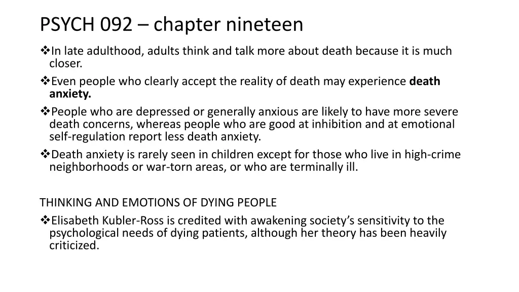 psych 092 chapter nineteen