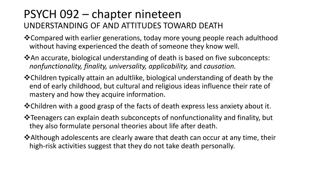 psych 092 chapter nineteen understanding