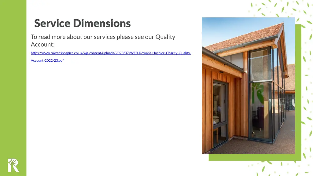 service dimensions