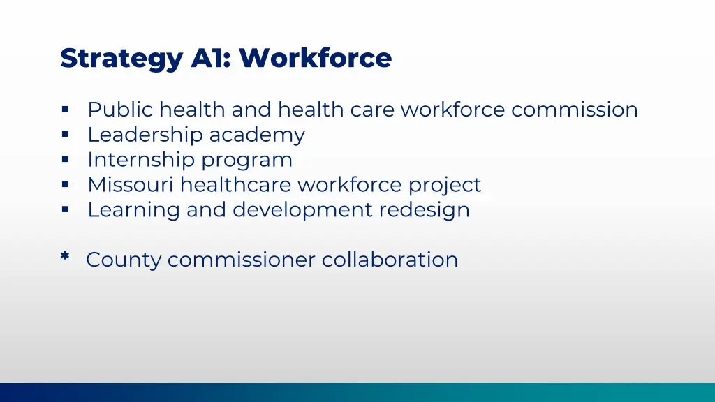 strategy a1 workforce