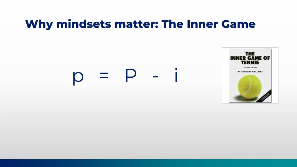 why mindsets matter the inner game