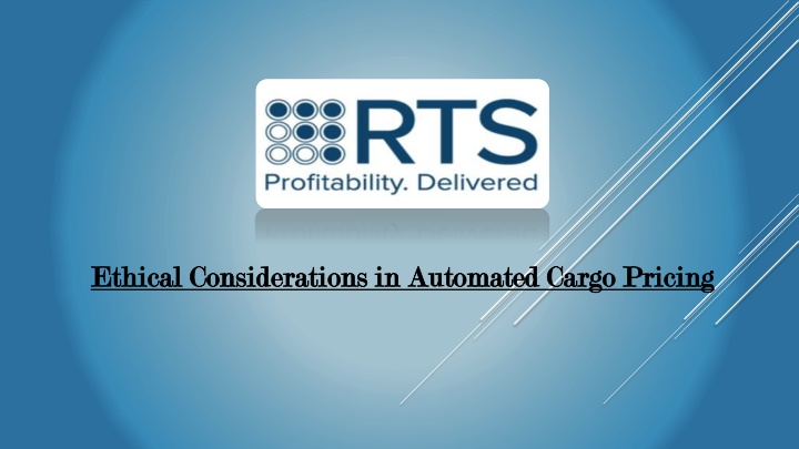 ethical considerations in automated cargo pricing