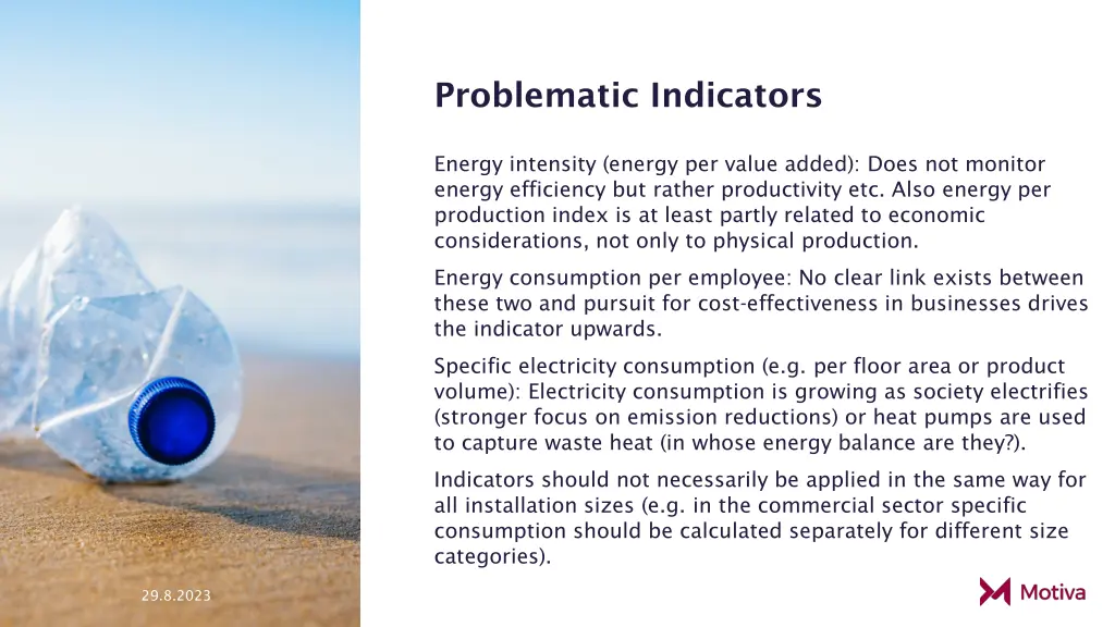 problematic indicators