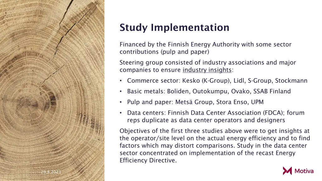 study implementation