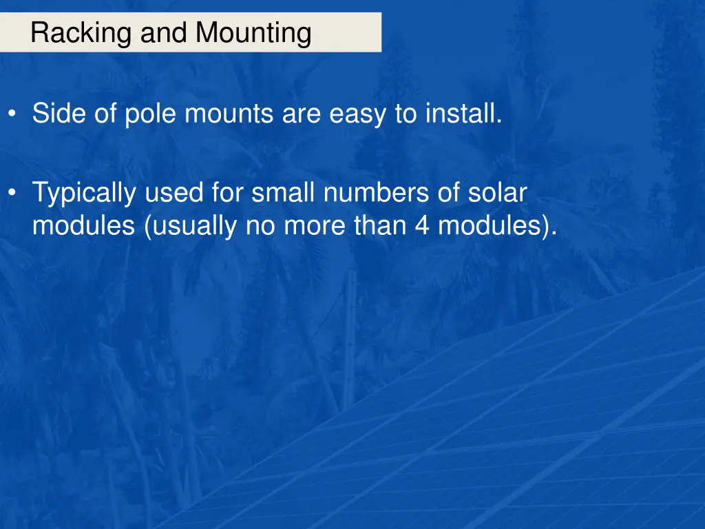 racking and mounting 27