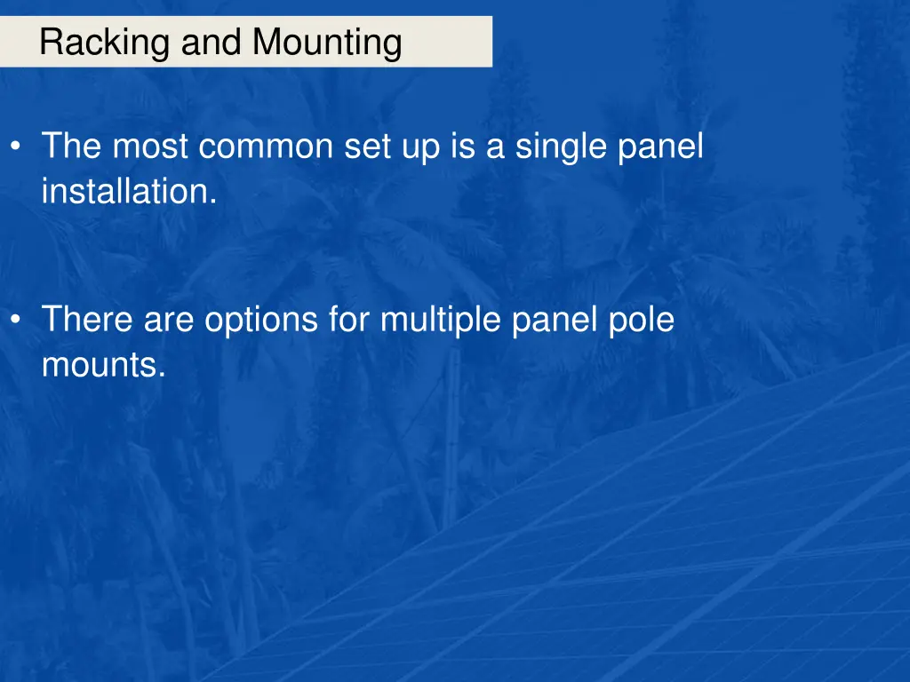 racking and mounting 4