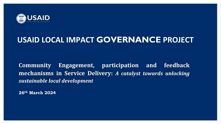 usaid local impact governance project