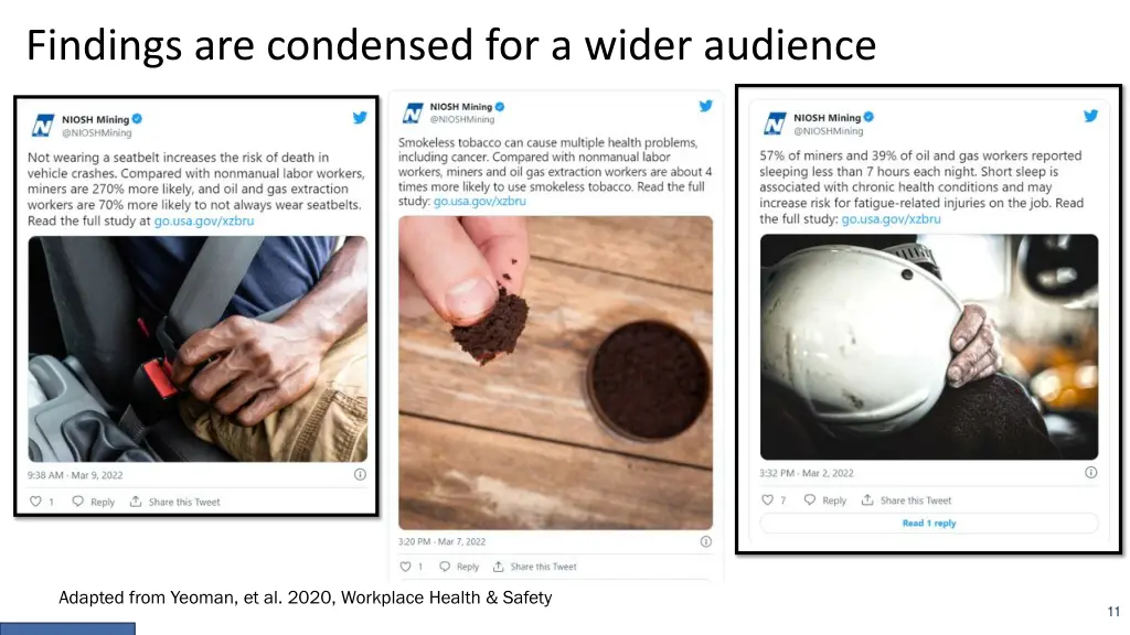 findings are condensed for a wider audience