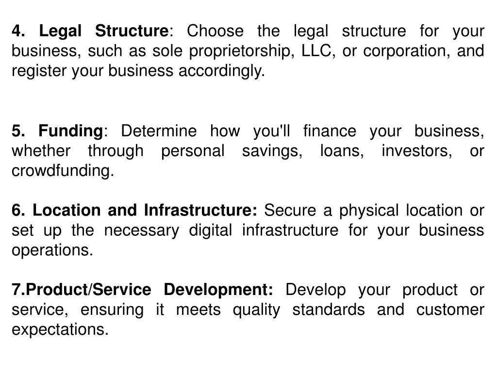 4 legal structure choose the legal structure