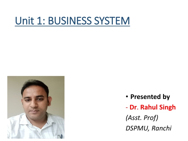 unit 1 business system unit 1 business system