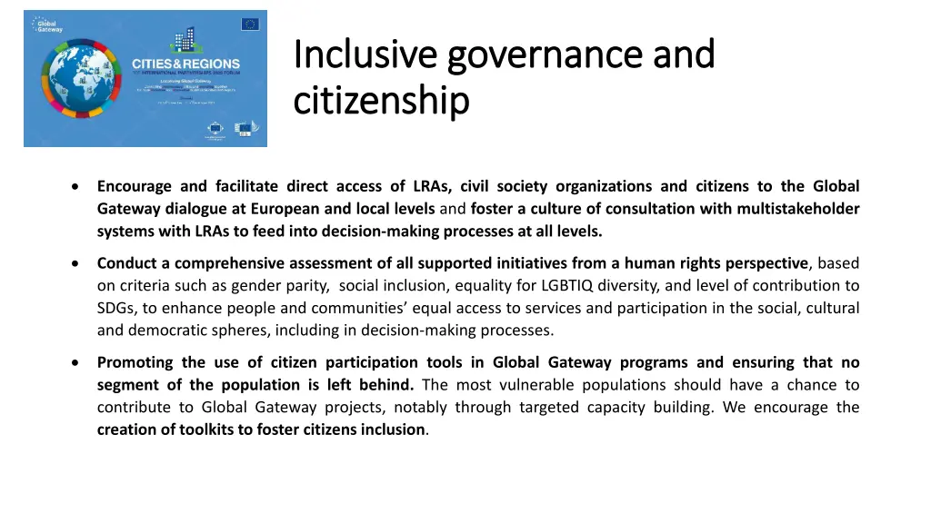 inclusive governance and inclusive governance