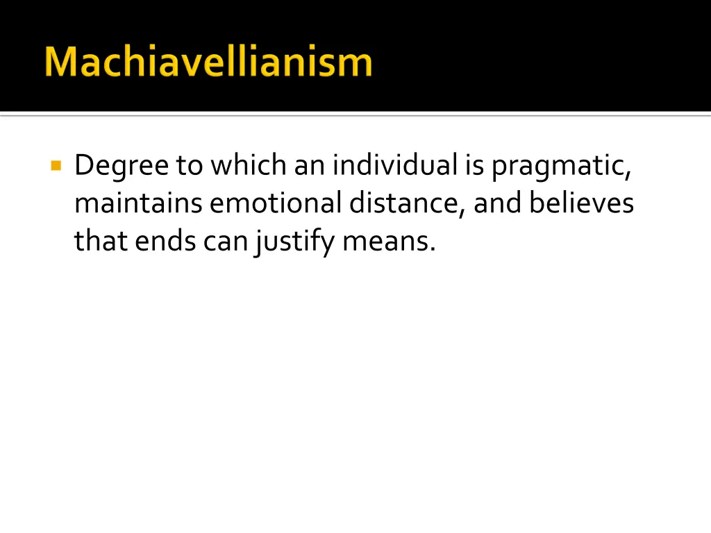 degree to which an individual is pragmatic