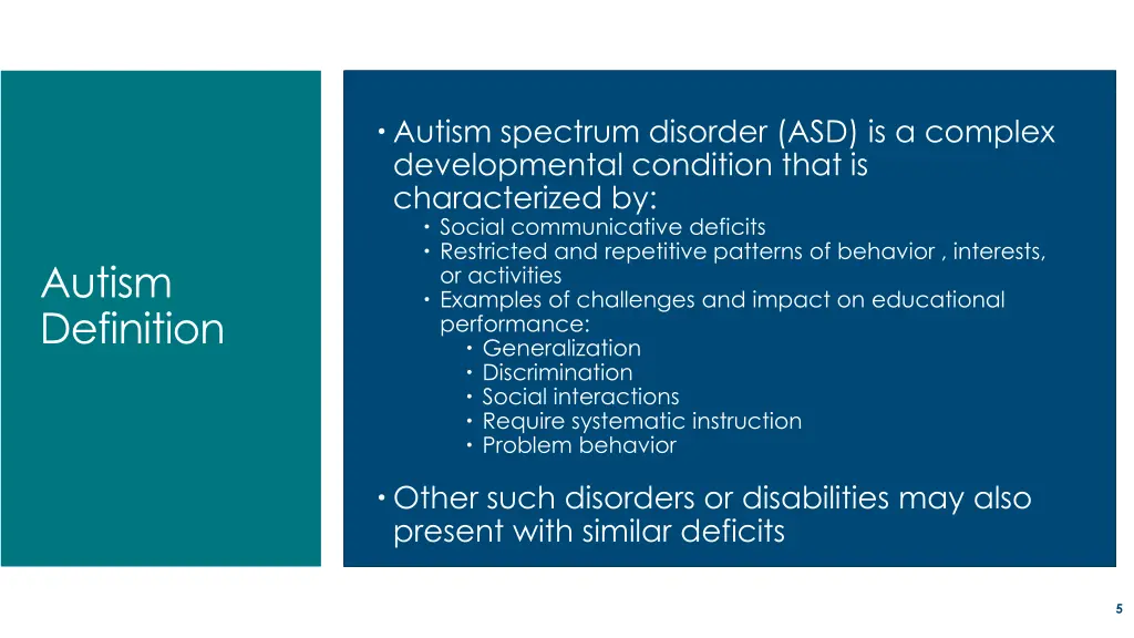 autism spectrum disorder asd is a complex