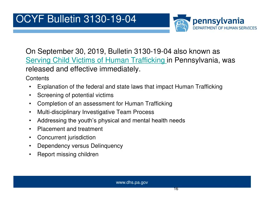 ocyf bulletin 3130 19 04